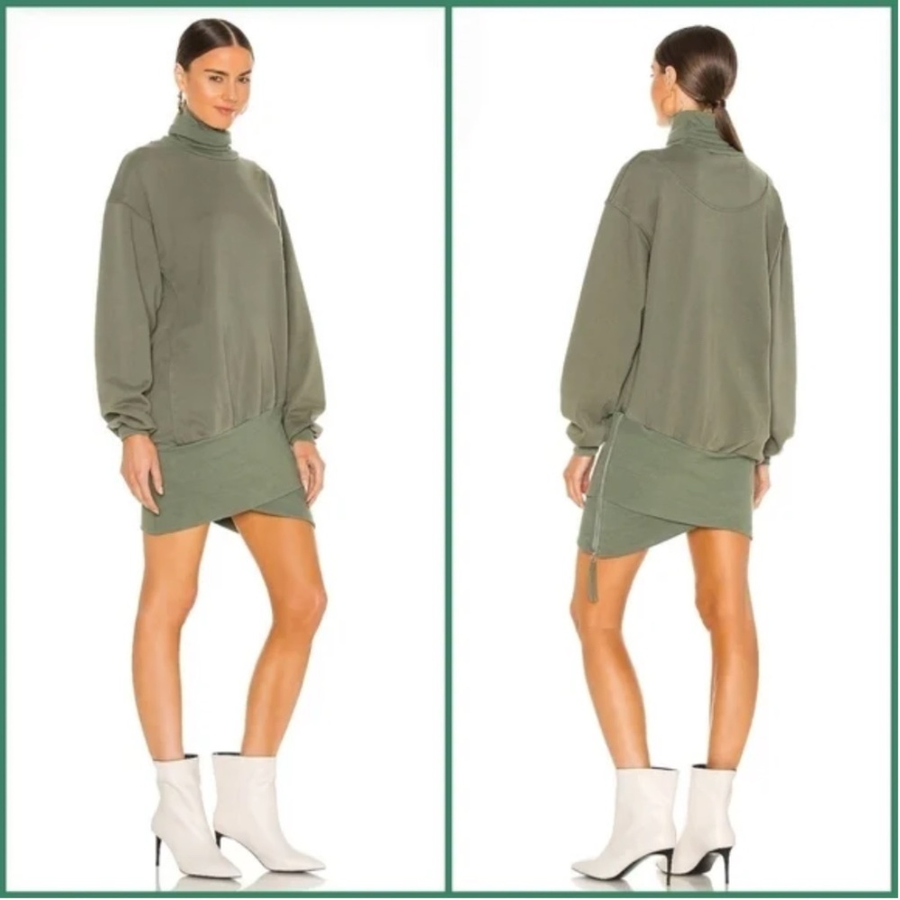 NWT Retrofete Sweater Dress, Armygreen, XS